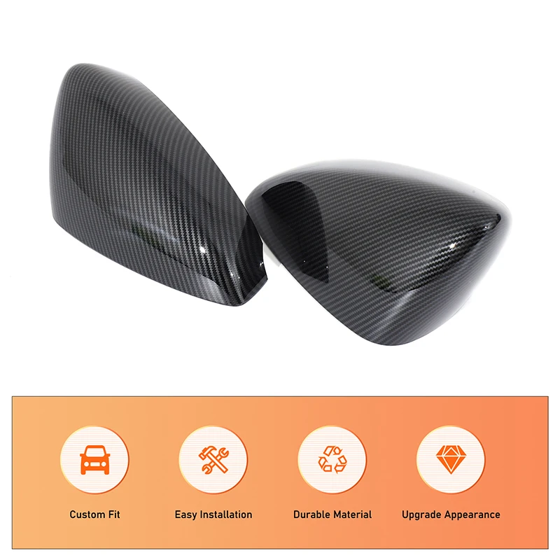 Nakładki na lusterka wsteczne z włókna węglowego ABS do Mazda CX-30 2020-2024, akcesoria samochodowe