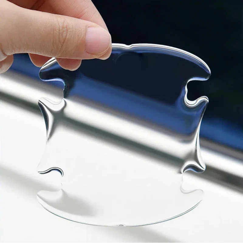 Transparent Car Door Handle Bowl Anti-scratch Stickers Strip Protection Rearview Mirror Anti-collision Invisible Clear Strips