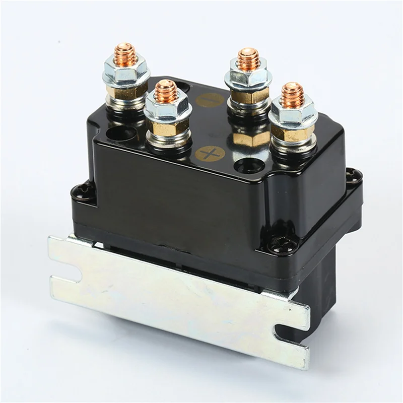 2X 12V Winch Rocker Switch Thumb 250A Solenoid Relay Contactor Winches For ATV UTV