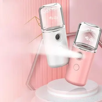 Rifornitore d'acqua Nano Spray Viso Bellezza Umidificatore a spruzzo freddo Ricarica portatile Piccolo umidificatore Umidificatore
