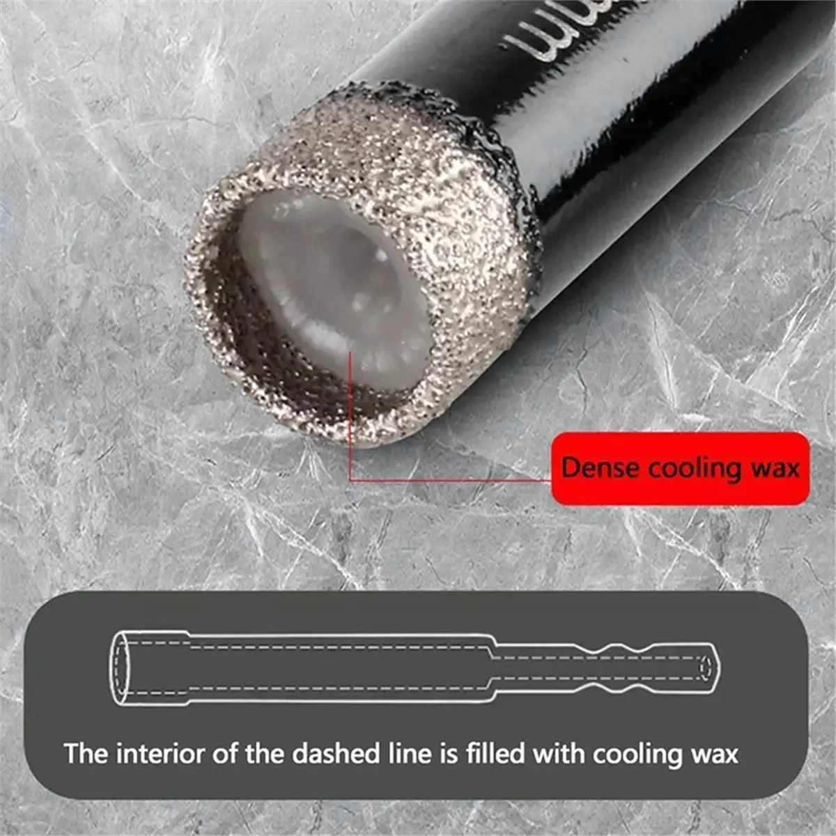 5-16mm Hexagonal Shank Brazed Dry Ceramic Tile Drill Bit Marble Vitrified Tile Hole Opener Drill Bit Hole Saw