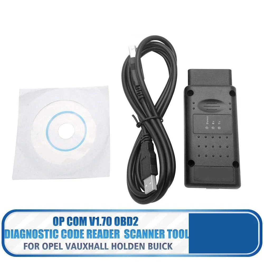 1Set OBDII Diagnostic Scanner Tool Interface Code Reader For Opel Vectra-C Astra-H Zafira-B CAN-BUS ABS+Plastic Black Car Parts