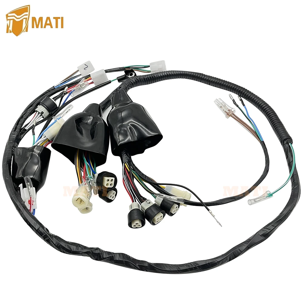 MATI Wire Wiring Harness Main Electrical Harness for Yamaha Warrior 350 YFM350 YFM350X 1988 2XK-82590-10-00