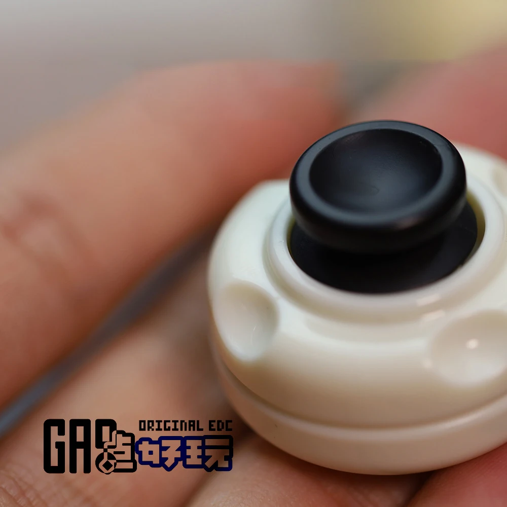 Nuevos plásticos escala de dimensión levitación magnética Fidget Spinner adulto EDC Fidget juguete mano Spinner Push Slider juguetes para aliviar el estrés