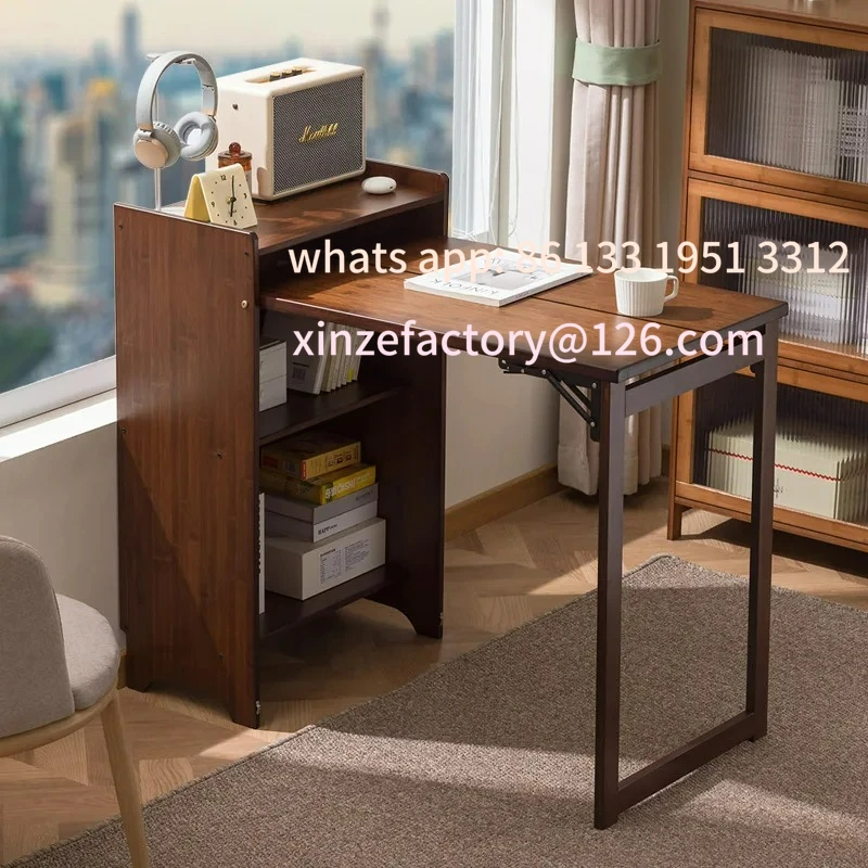 

Customizable Solid wood folding desk student household computer desk