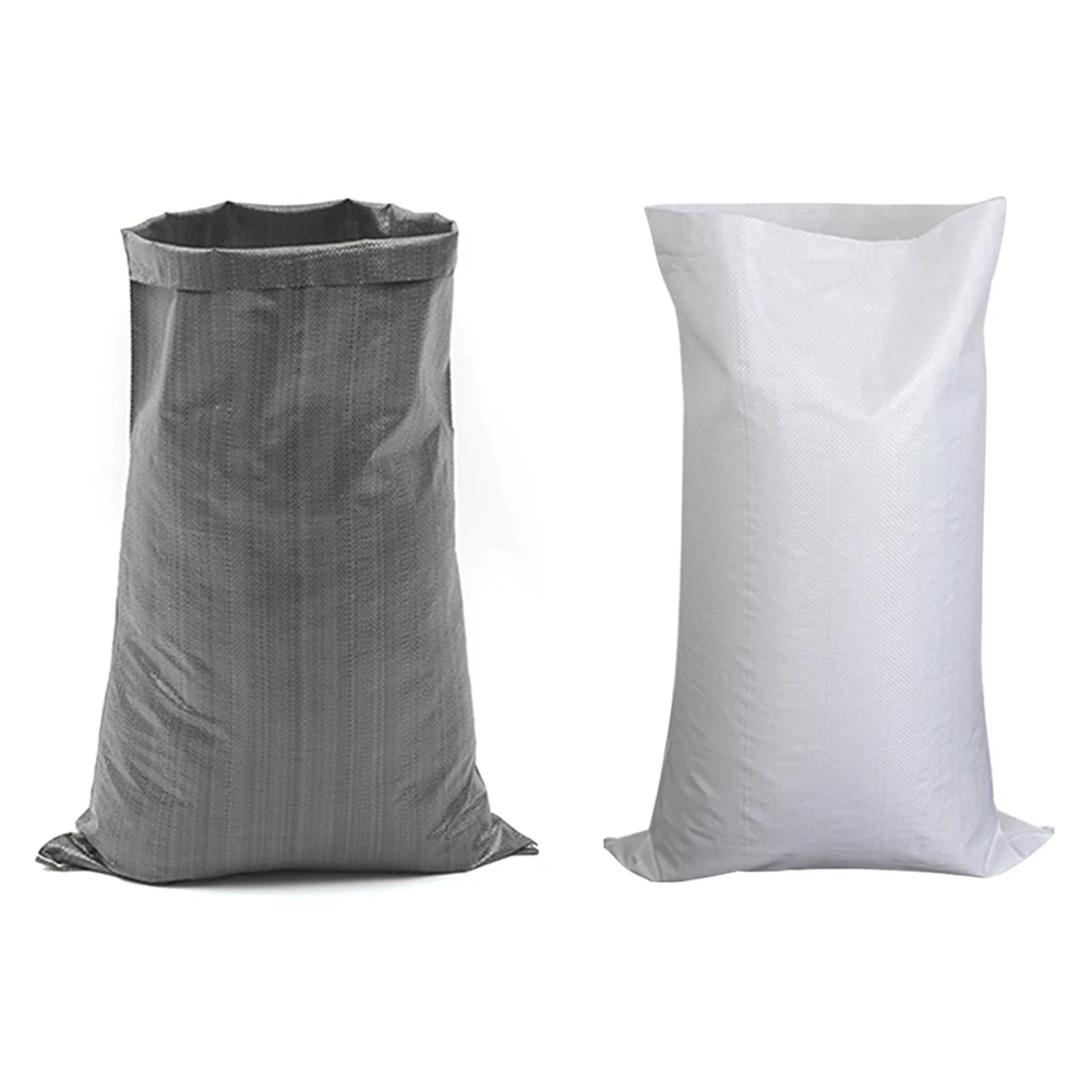 10/5pcs Thickening Flood Sandbag 45*75 Cm Soil Flood Protection Sandbag Reusable Polypropylene Plastic Outdoors Storage Bag