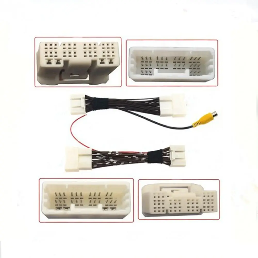 Backup Reverse Video Input Cable For Toyota RAV4 Camry Prado 2019 Plus Vehicle Rear View Camera Connection Harness