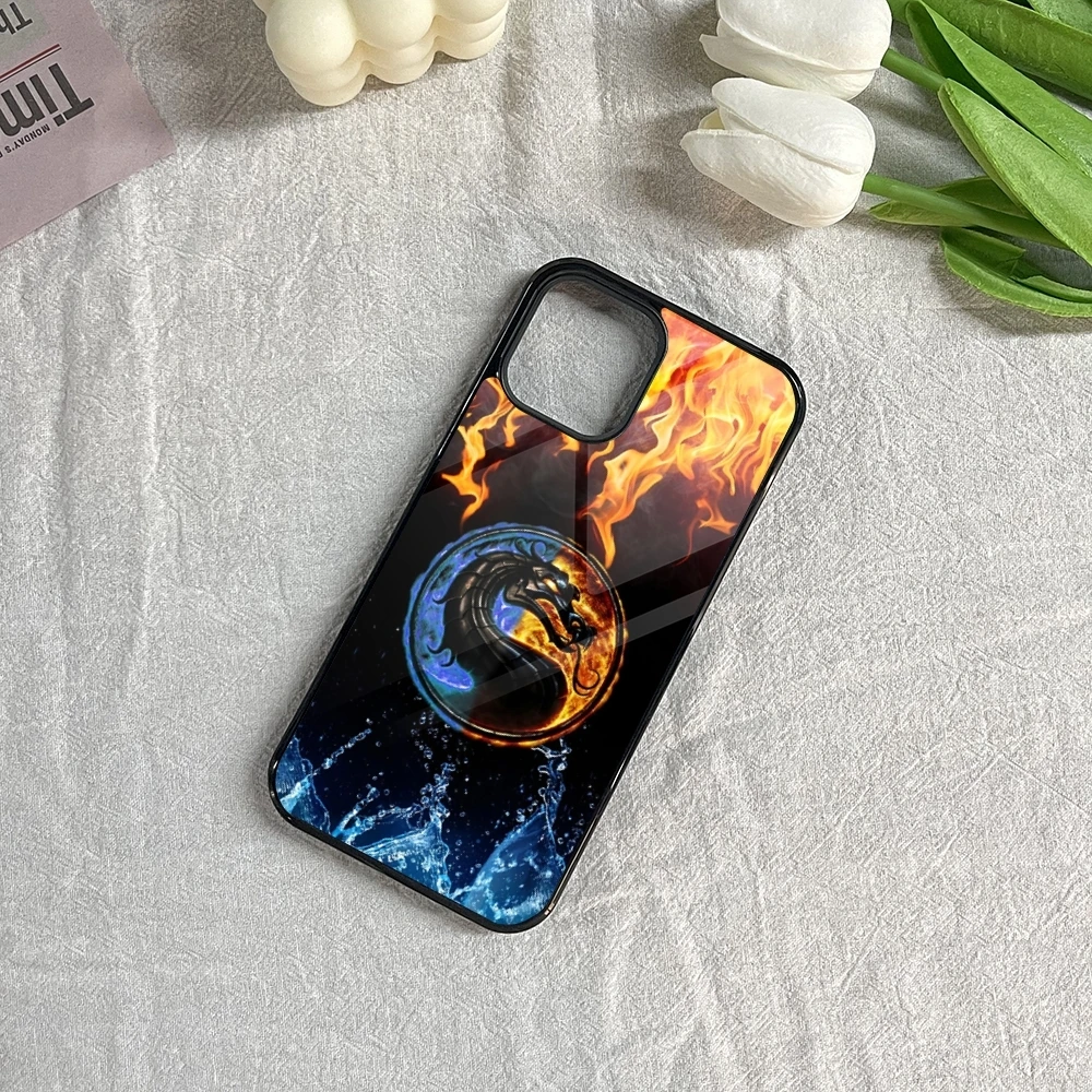 Mortal Kombat Phone Case for Iphone 16 15 14 13 12 11 Pro Max Mini 8 Plus Se Xr X Xs Fundas Shell PC+TPU Cover