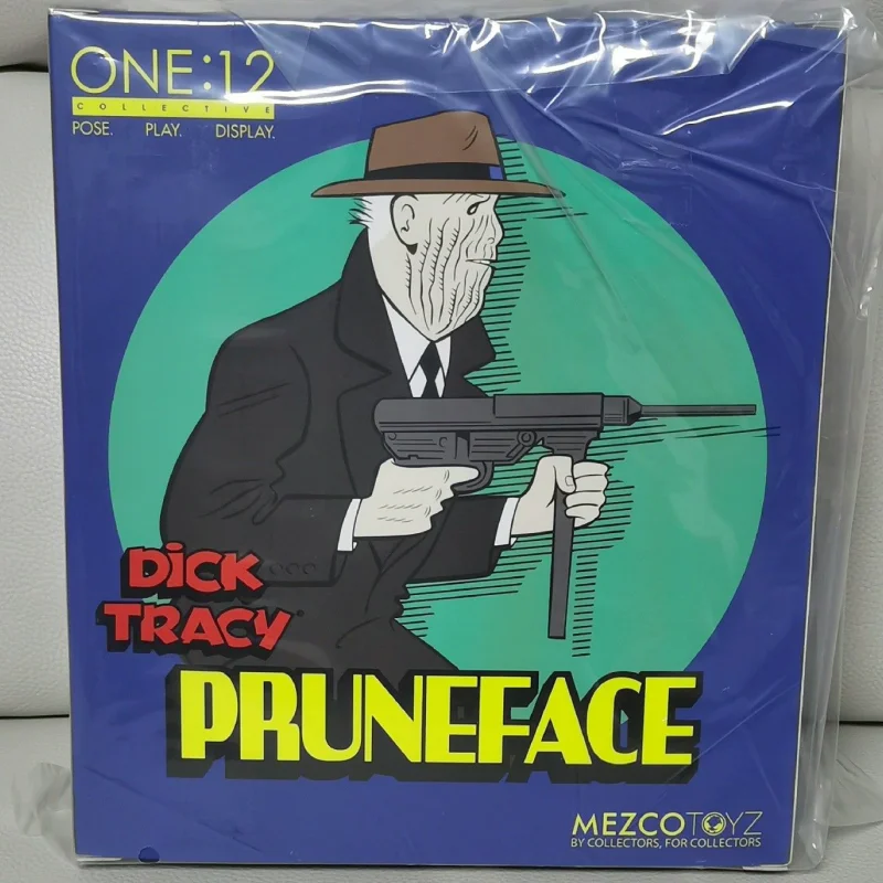 In Stock Mezco 1/12 Scale Detective Tracy Dried Face Full Set Collectible 6'' Male Action Figure Model Toy For Fans Best Gifts