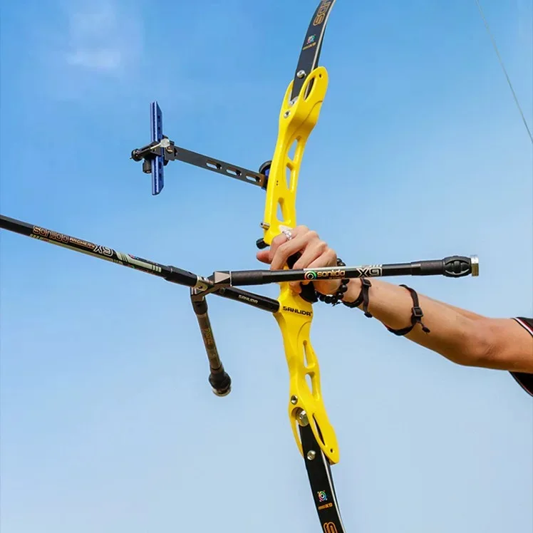 SANLIDA X9 X10 Archery Stabilizer Set Carbon Fiber Rod Balance Bar 4”5”12”28“30“ Recurve Bow Accessories Target Archery Shooting