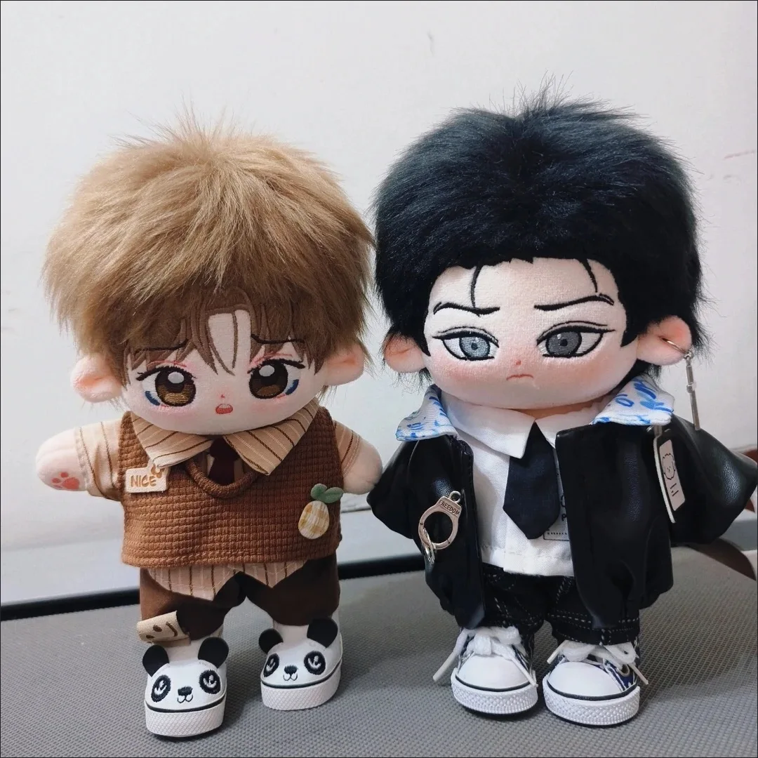 Anime Double Namui Bl Manhwa Jinx:Kim Dan Joo Jaekyung 20cm Handsome Nude Doll Cotton Plush Doll Toy Stuffed Soft Plushie Gifts