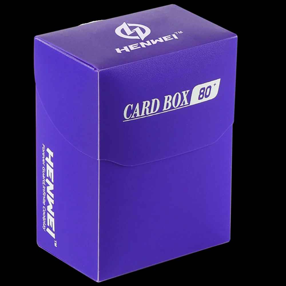 80 + Card Deck Box PP Materiaal Draagbare Veel Kleur TCG Kaarten Case voor MTG/YGO/TCG verzamelen PP Opslag