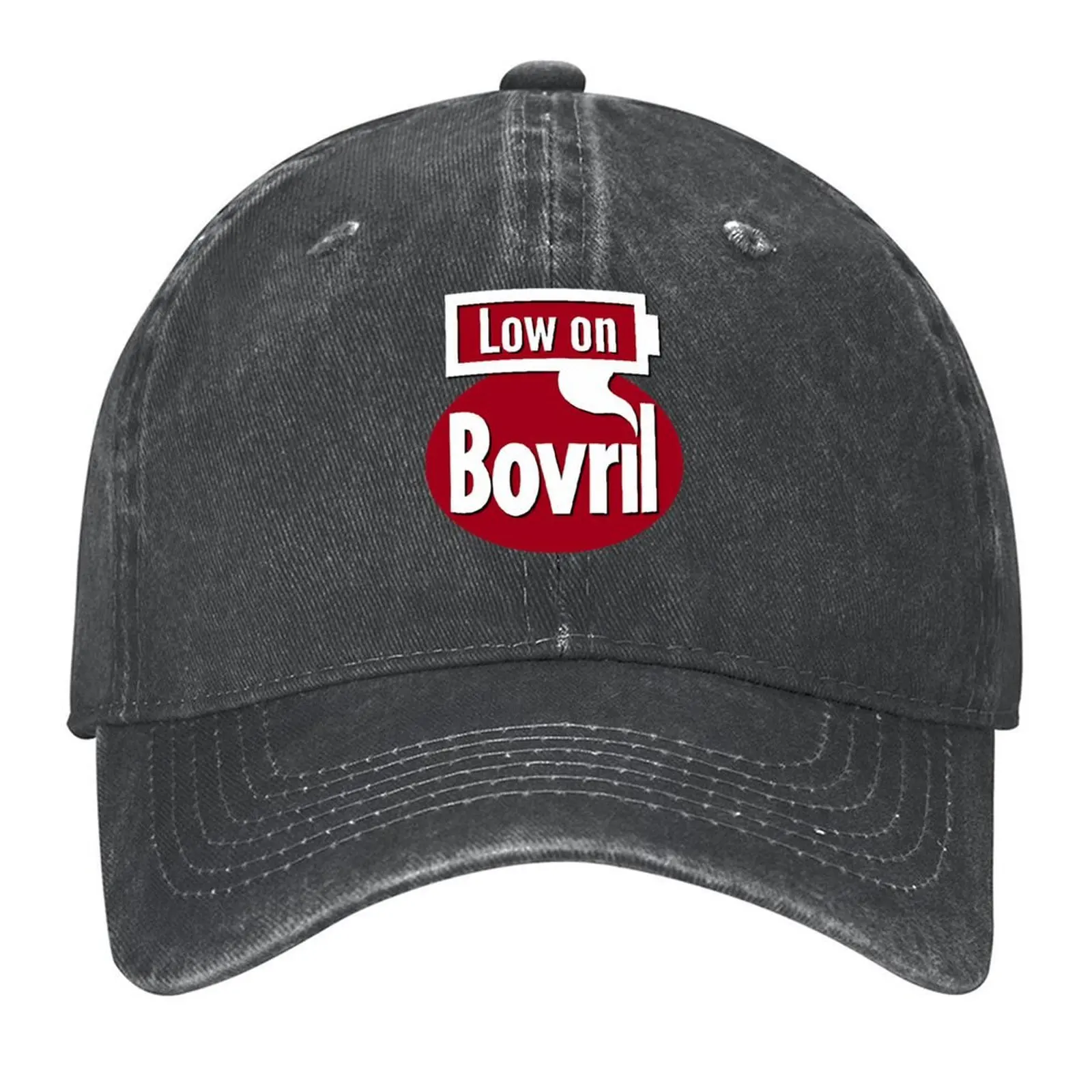 

Low on Bovril Baseball Cap Anime Hat Snap Back Hat Luxury Cap Ball Cap Men's Hats Women's