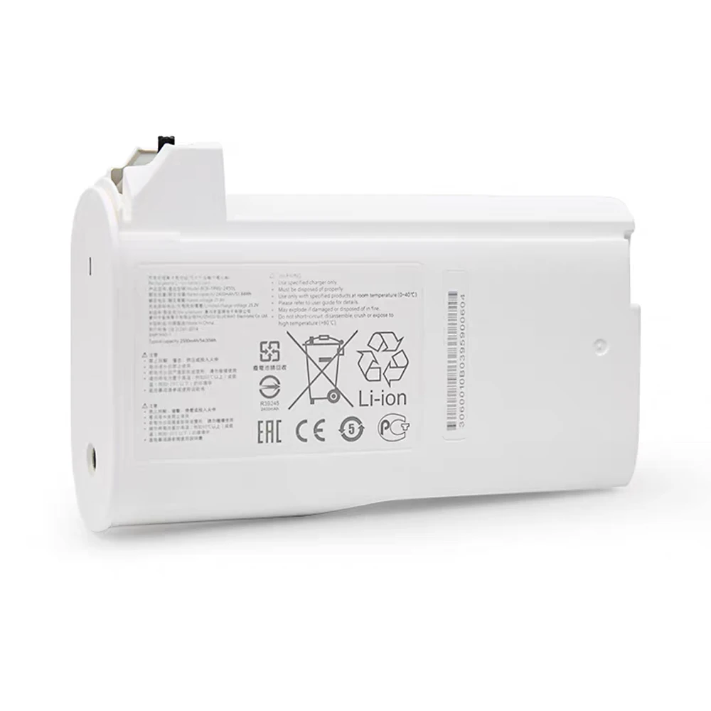 Xiaomi Mijia SCWXCQ01RR BCR-1P6S-2450L 1 세대 무선 진공 청소기 배터리 용 100% 기존 배터리 21.6V 2400mAh