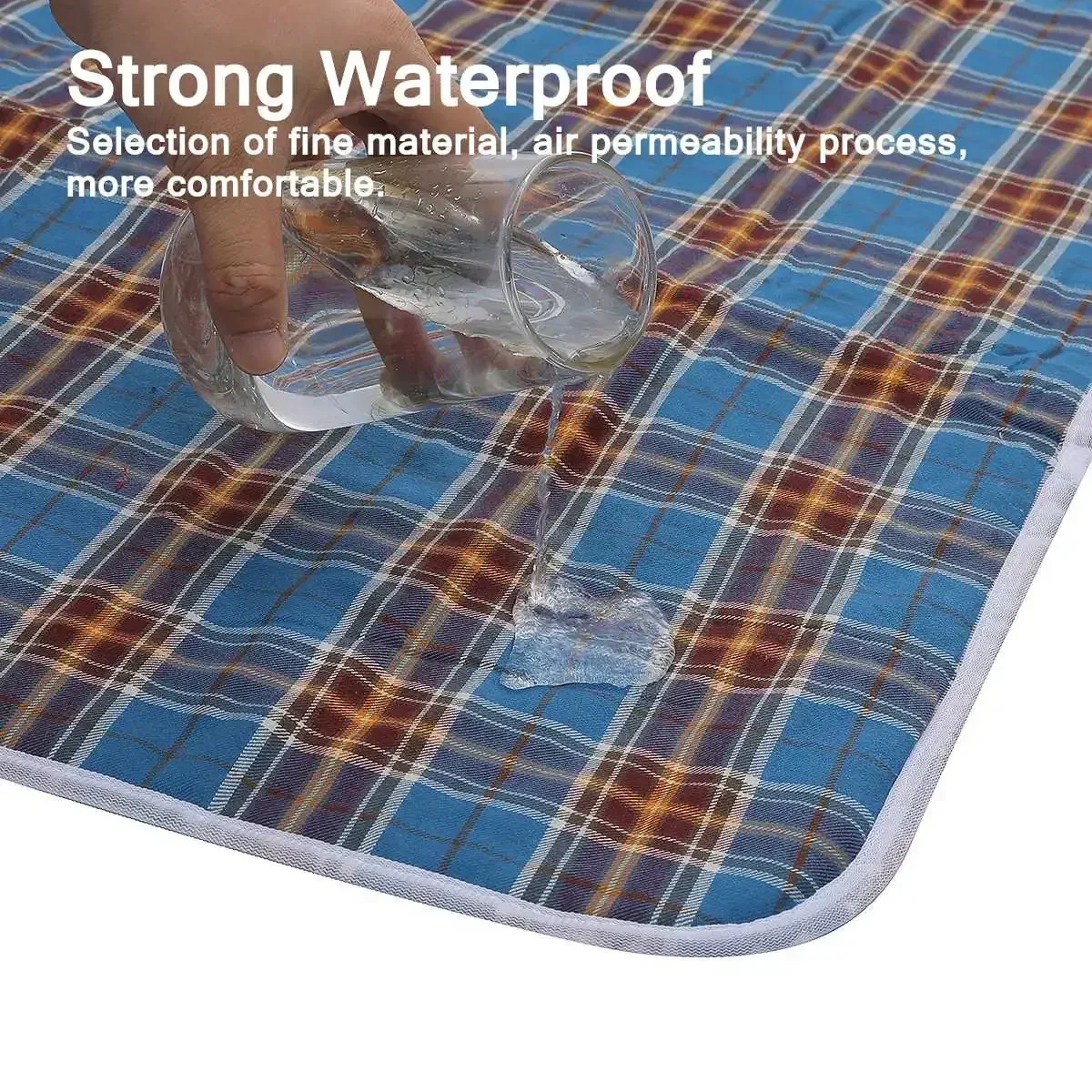 Waterproof 1pc Washable Adult Diaper Incontinence Bed Pad Reusable Absorbent Wetting Sheet Protector Dry Mat Sheet Protector