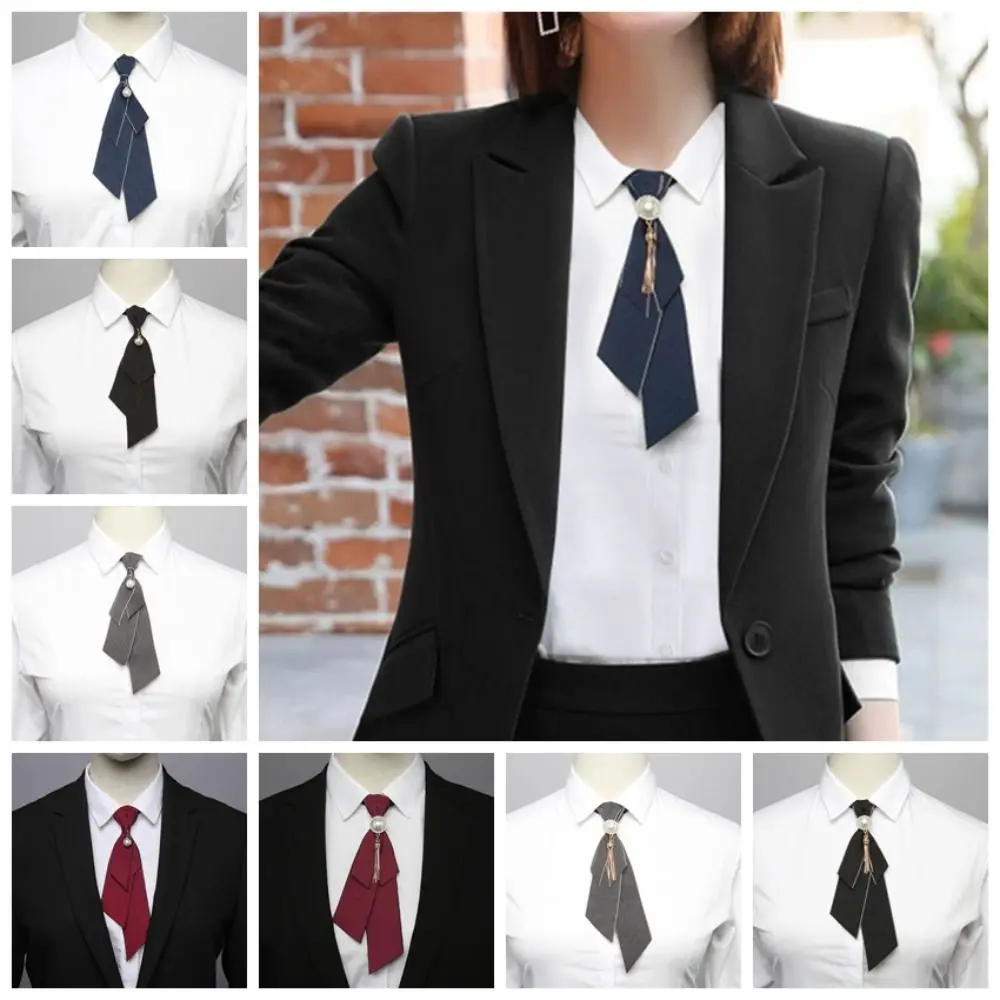 Elegant Alloy Bow Tie Detachable Pre-tied Necktie Rhinestone Crystal Rhinestone Bowtie Neck Decoration
