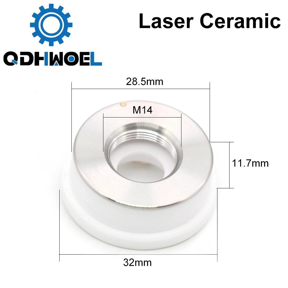 QDHWOEL Laser Ceramic Dia. 28 32mm KT B2 CON P0571-1051-00001 For Laser Cutting Head 24.5mm/28.5mm