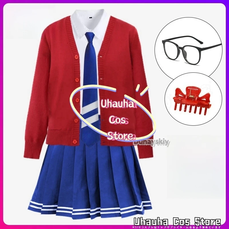 Ata Side Glasses Mila Cosplay Costume pour femme, jeu de rôle, perruque, tenue YPanama e primaire, Halloween, effrayant, solitaire, vêtements de fête