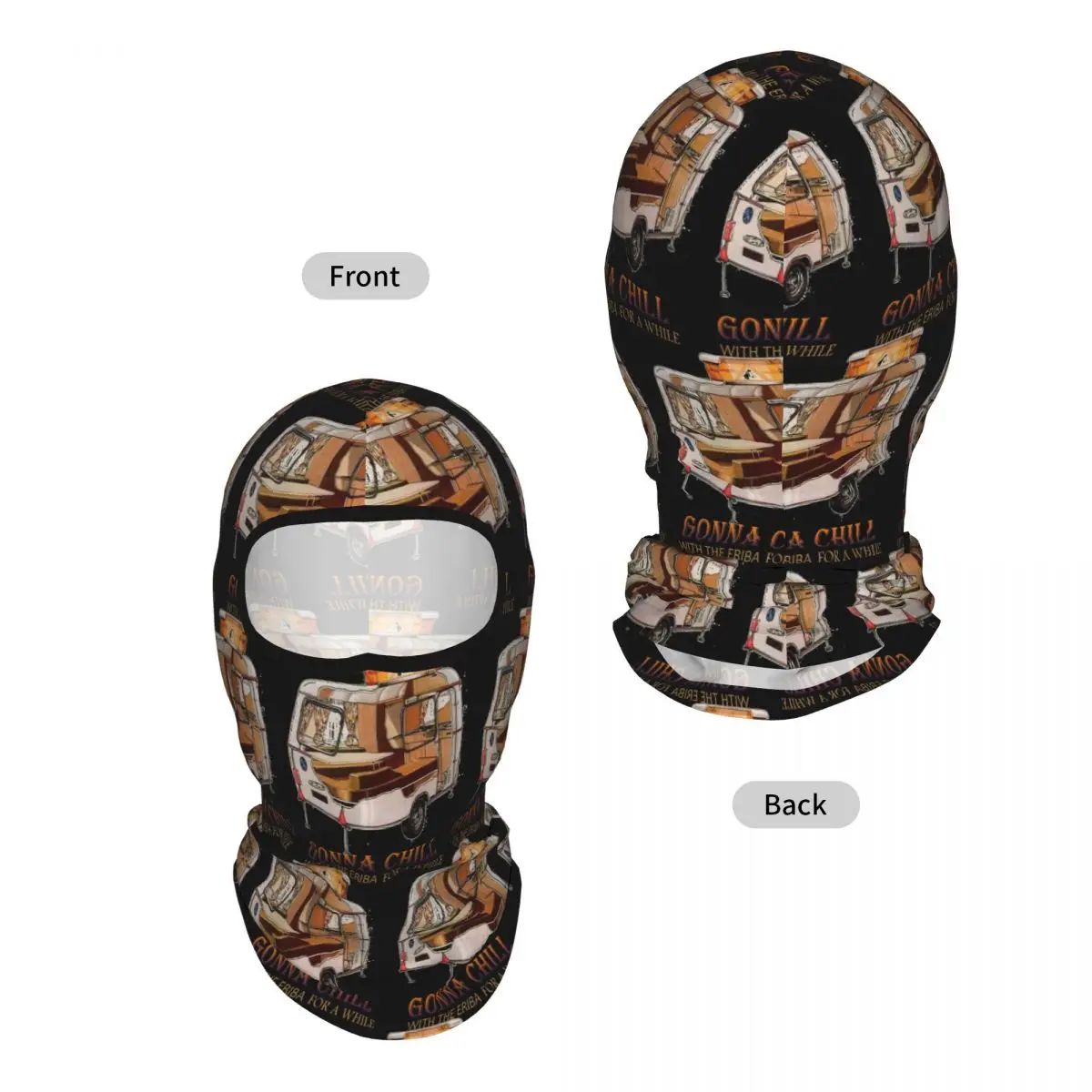 CHILLING WITH ERIBA Breathable Thin Balaclava Full Face Mask Sun Protection Neck Gaiter For Motorcycle Fishing Outdoor