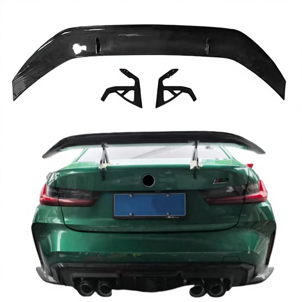 

Upgraded Modified Carbon Fiber Rear Wing for G80 G82 M3 M4 High Quality Tail Spoiler Glue Tape Screws Installation Carbon