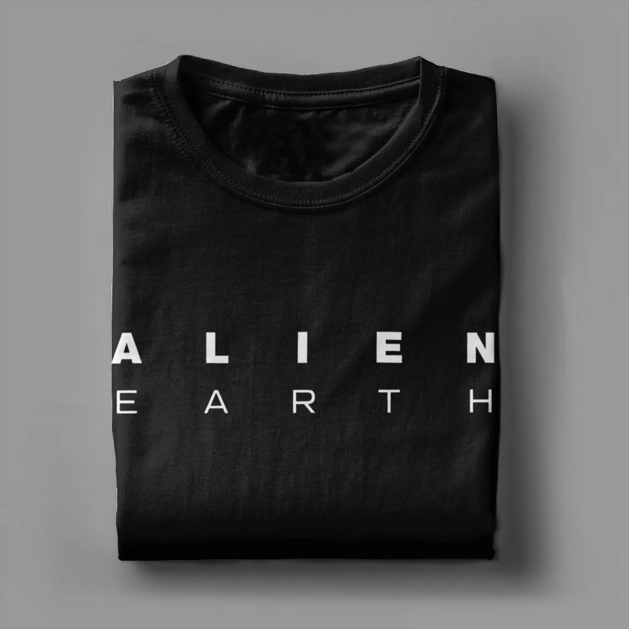 الأجانب الأرض 2025 فيلم جديد الرجال تي شيرت الرعب القوطية الفكاهة تي شيرت قصير الأكمام س الرقبة تي شيرت القطن ملابس فريدة من نوعها