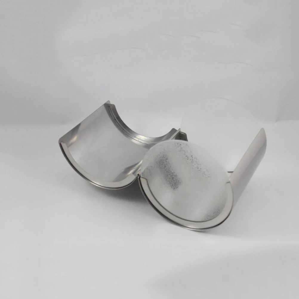 

Stainless Steel Toilet Holder Wall Mounted Bathroom Tissue Roll Rack Silver Round Anti Rust Paper Box Home Office Hotel