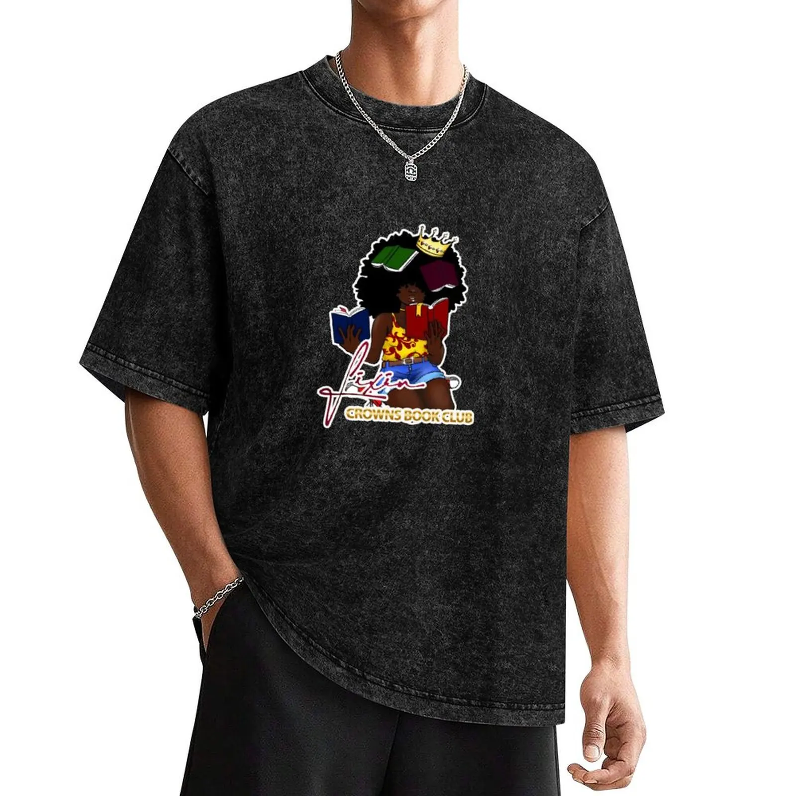 

Books On My Mind T-Shirt anime stuff graphic shirts customizeds Men's clothing