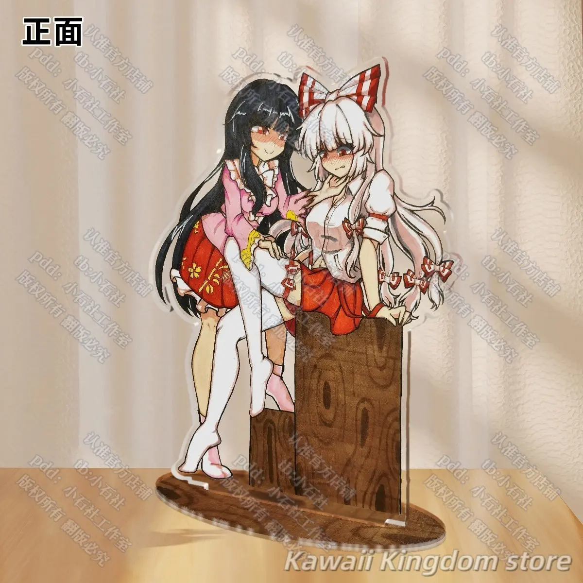 Акриловая фигурка-стенд Touhou Project: Фудзивара Нодоку, Хаорианская Кагуя, для косплея, аниме, мультфильм, подарок для студентов и фанатов, 15 см