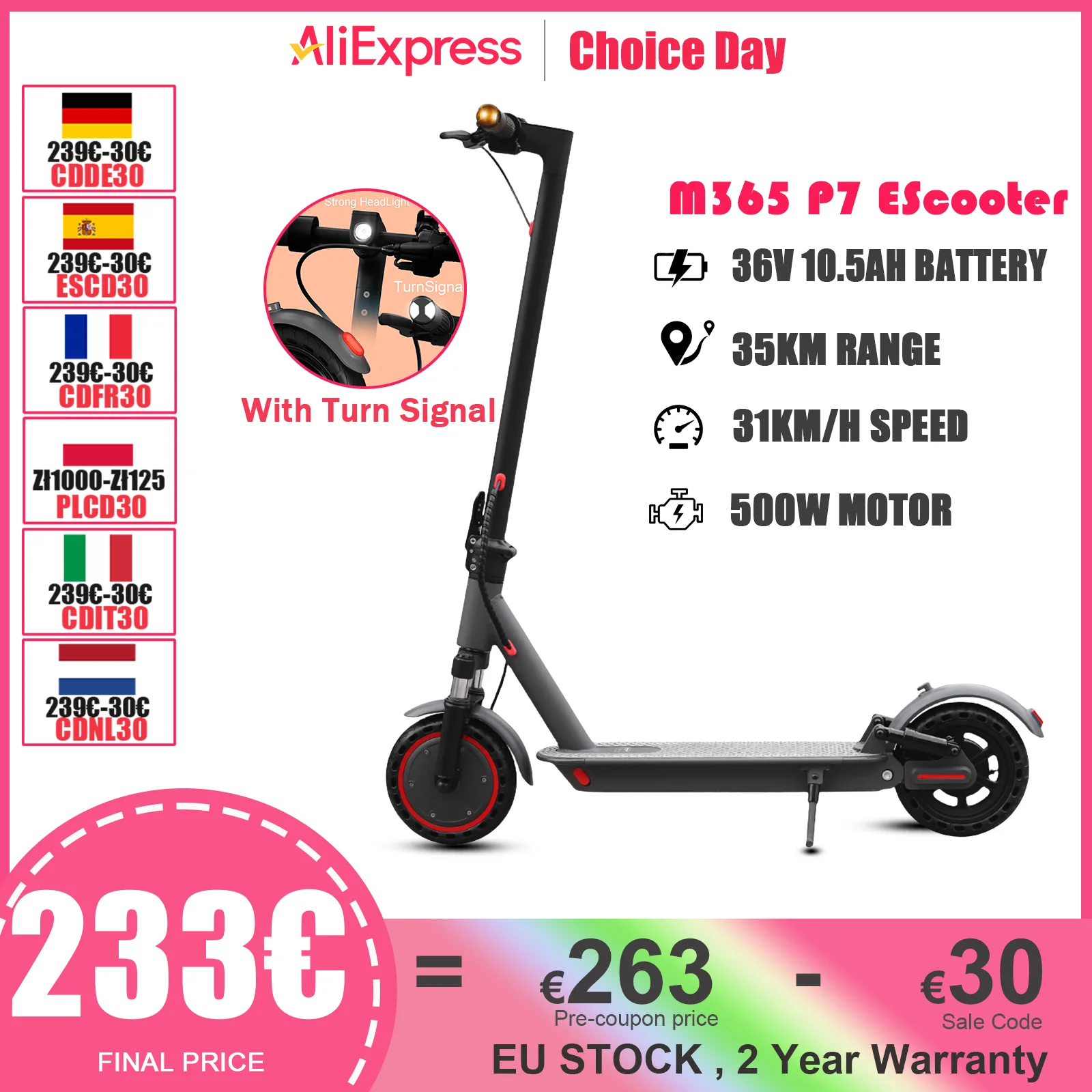 Juice ease ap07 erwachsener Elektro roller m365 p7 600w Spitzen leistungs motor 35km Reichweite 31
