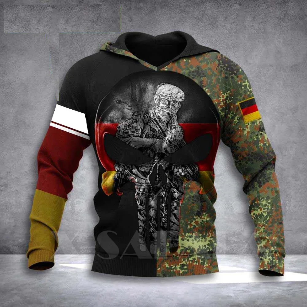 

GERMANY Army Solidier All Country 3D Print Hoodie Spring Autumn Man Women Harajuku Outwear Hooded Pullover Tracksuits Casual