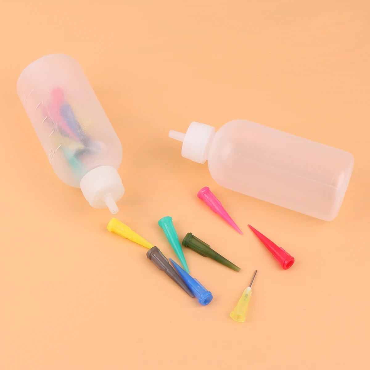 

12 Sets R om Color Ketchup Dispenser Bottles Premium Quality Environmental Protection Safe Detachable Head Large