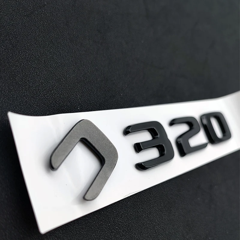 3d ABS Logo C 200 220 300 C200 C220 C300 C320 Emblem Letters Sticker Car Trunk Badge For Accessories