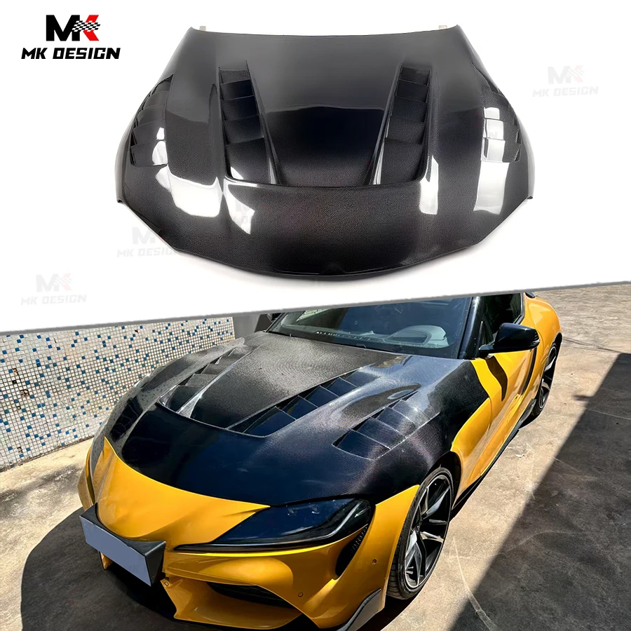 

Carbon Fiber S Style Front Engine Hood Bonnet for Toyota A90 A91 MK5 2020+ Front Hood Replacement Auto Parts