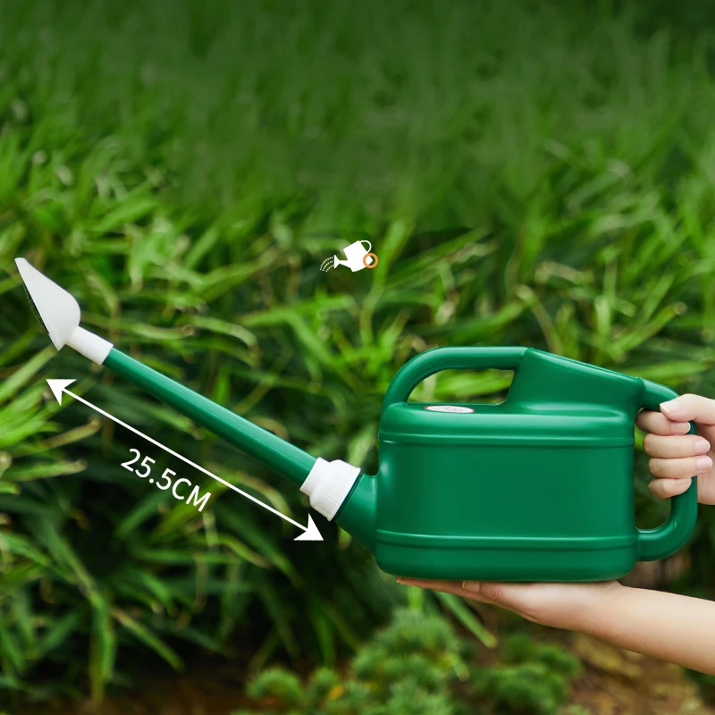 1 Pc Plastic Garden Watering Can With Long Mouth Handle Large Capacity 2L Watering Kettle For Indoor Outdoor Bonsai Vegetable