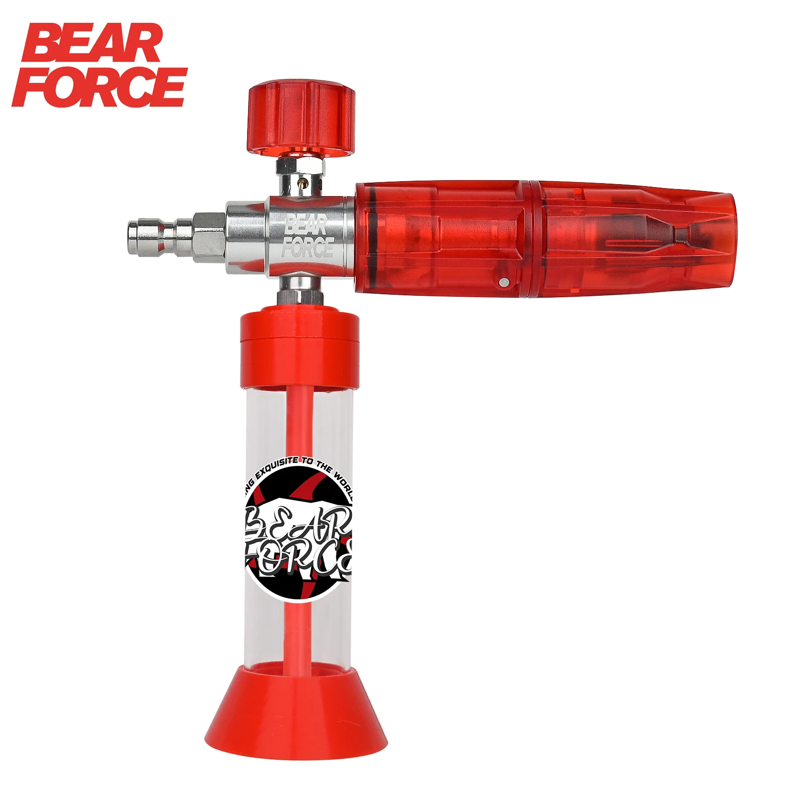 

Магнитная всасывающая пена Cannon Pro с быстроразъемным разъемом 1/4 360° ° Регулируемое мыло для мытья автомобиля со снежной пены для густой пены
