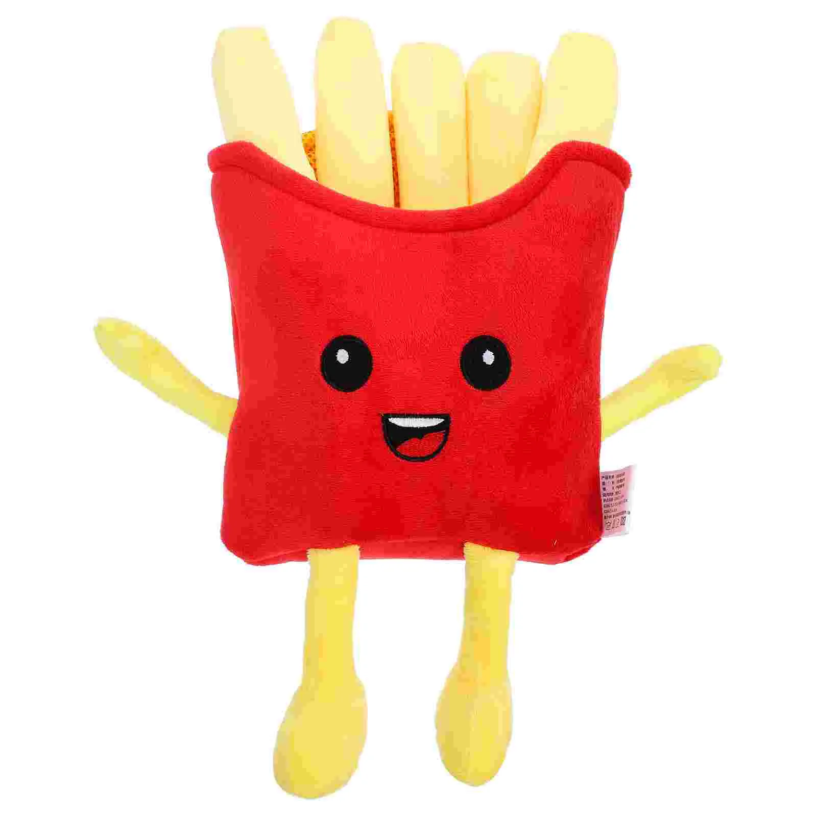 French Fries Plush Pillow Toy Sofa Decorative Cushion Removable Chips Throw Pp Cotton Lumbar Cartoon