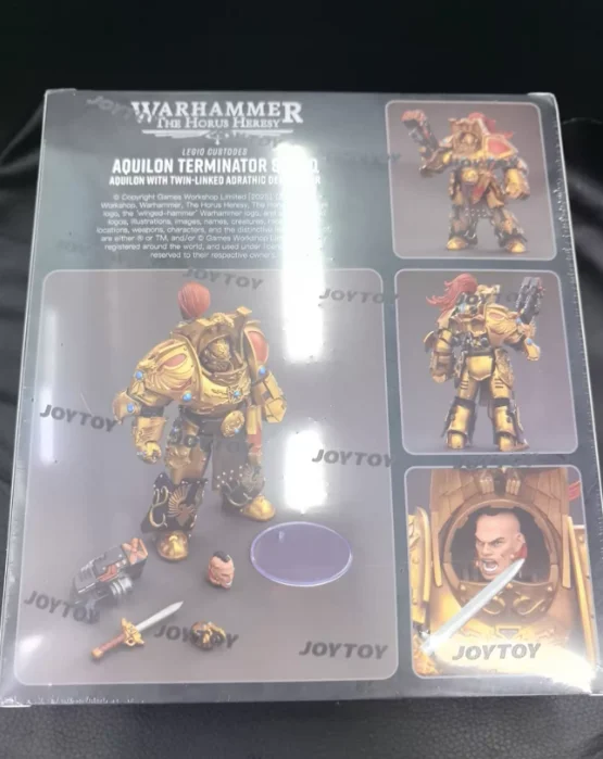 

【SF】JOYTOYS 1/18 Action Figure Warhammer 40K Legio Custodes Aquilon Terminator Squad Prime Model Toy Gift