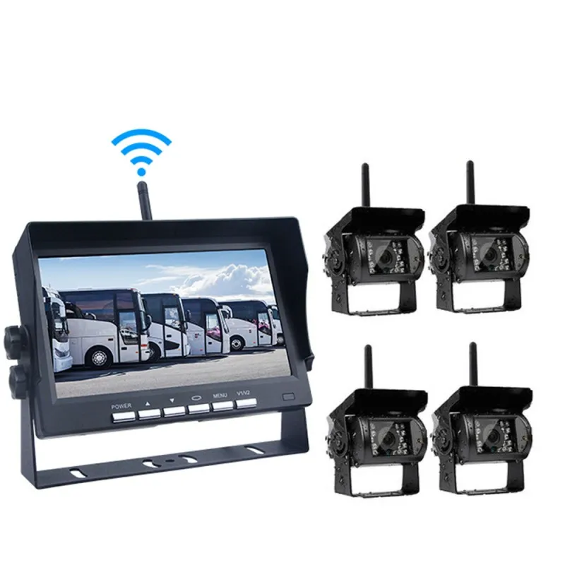 7 Inch Wireless Car Monitor Screen Reverse Vehicle Monitors Reversing Camera Screen for Car Monitor for Auto Truck RV