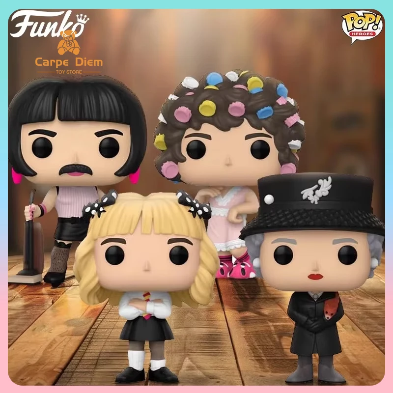 Genuine Funko Pop Rock Queen Band I Want To Be Free 4 Pieces Of Figurines And Models Of Desktop Ornaments Gifts