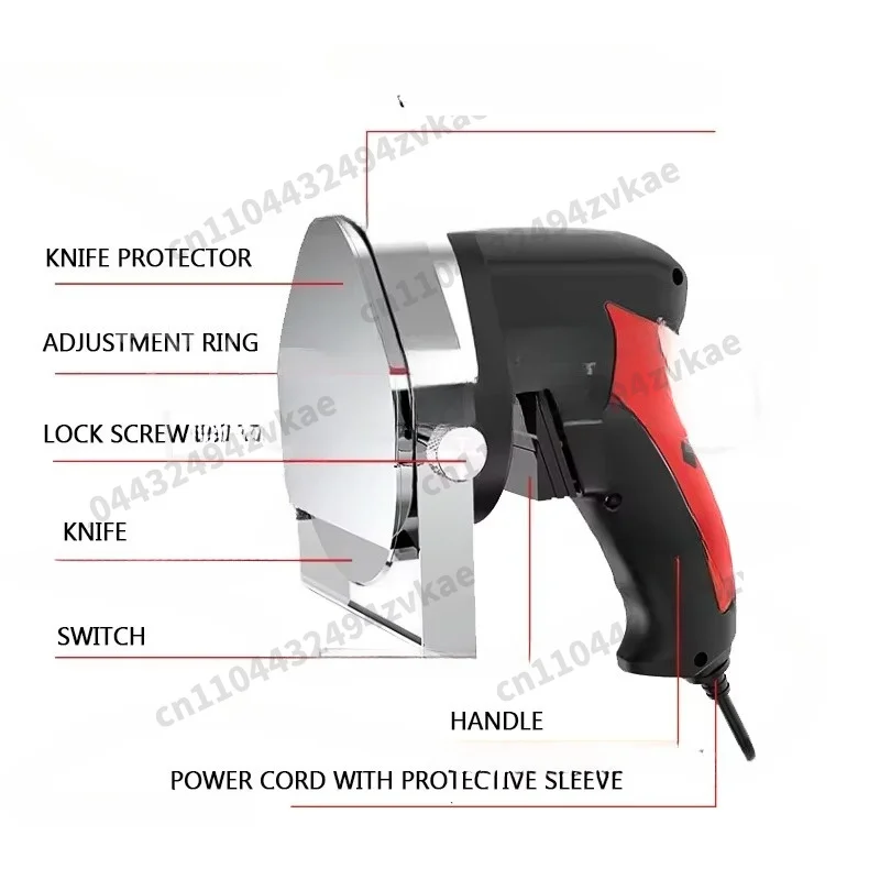 meat cleaver Turkish barbecue slicerSmall portable roast meat slicing knife special handheld electric