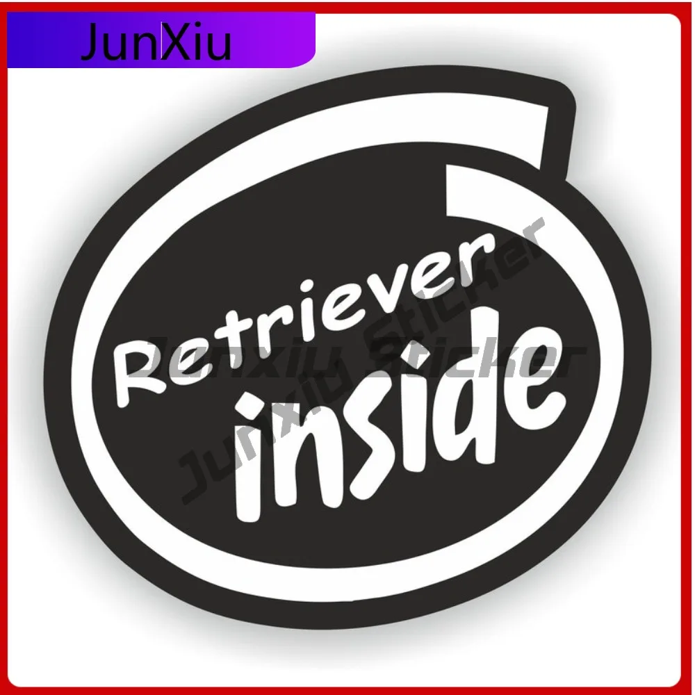 

Creativity Retriever Trendy Window Anti Scratch Sticker Decoration Vinyl Graphic Sticker Trendy Anime Weatherproof Funny