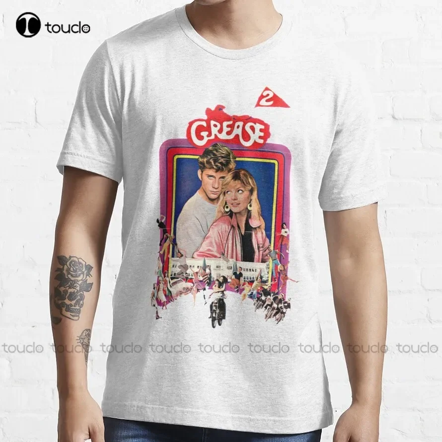 Grease 2 Classic 80 S Film T-Shirt Mens Workout Shirts Custom Aldult Teen Unisex Digital Printing Tee Shirt Xs-5Xl Cotton Shirts