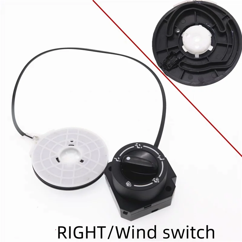 Car Central Air Conditioning Blower Wind Control Switch Knob With Cable For Geely Lc Emgrand Xpandino Panda GX2 2009-2013