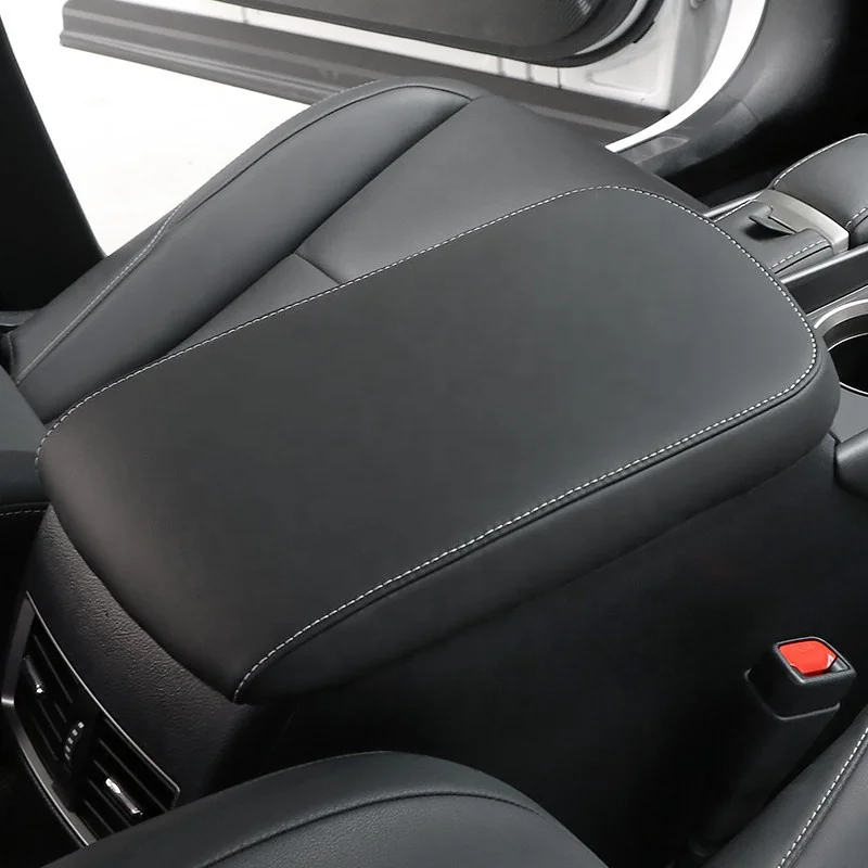 

Cup holder function front interior parts leather car armrest box, convenient, practical and durable