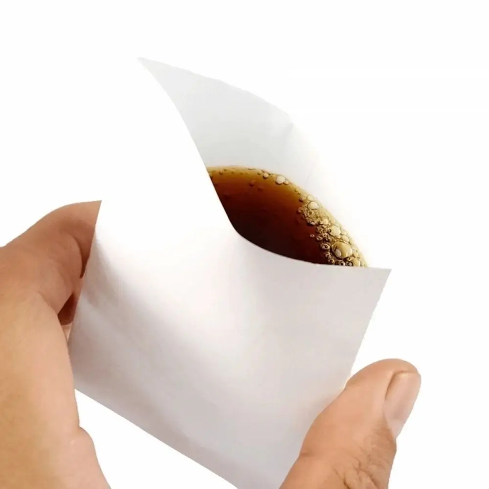 

500Pcs Envelope Style Disposable Paper Cups Dustproof Mini Office Water Cup Eco-Friendly Thickened Paper Cup Storage Rack