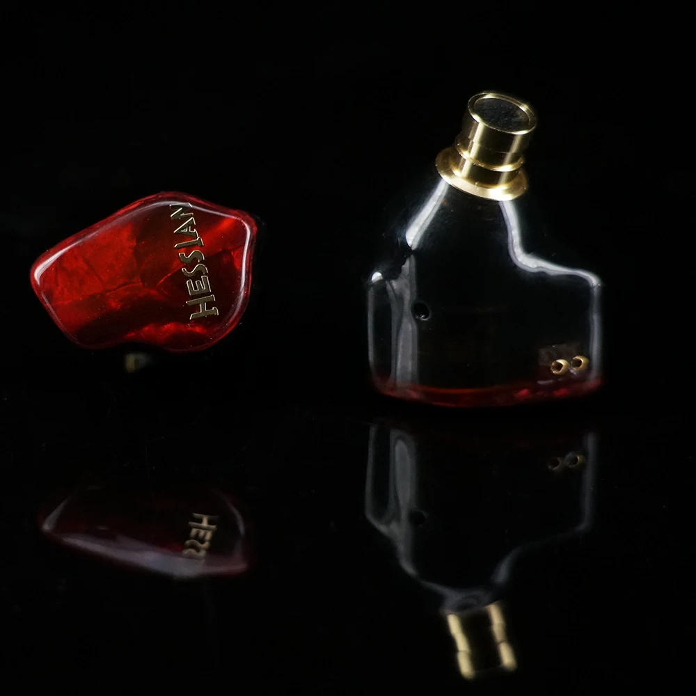 HESSIAN BN9 الخلفية تتحرك لفائف المزدوج قناة سماعات عالية فصل عالية الدقة أداة الجاز 0.78 2PIN سماعات الأذن