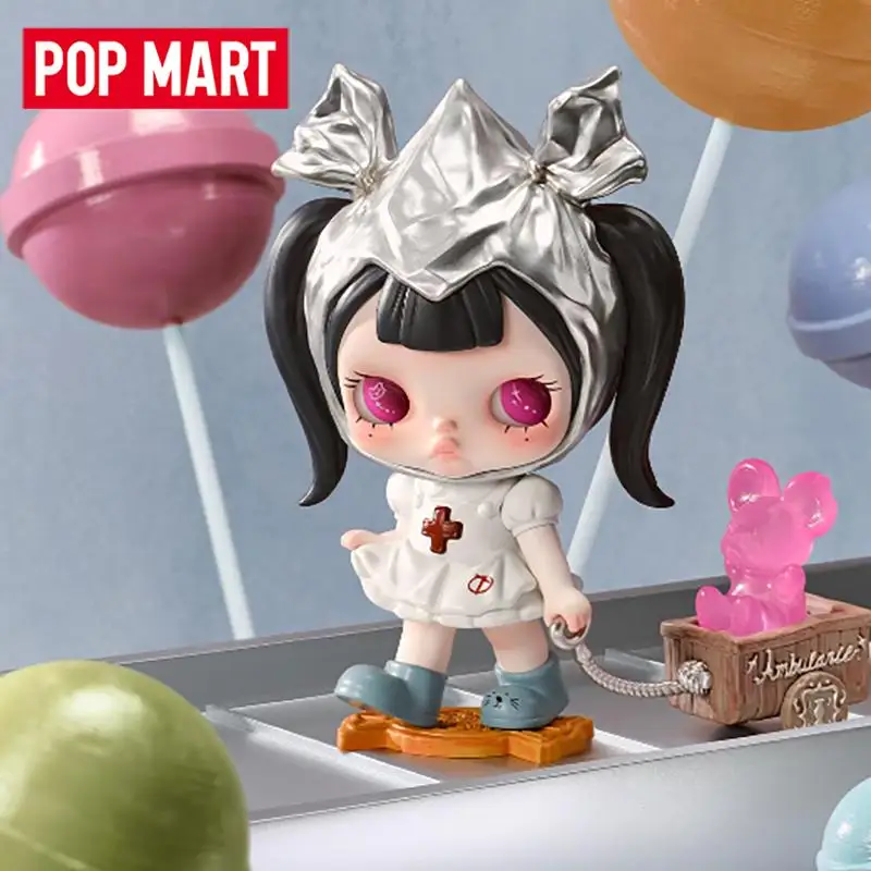 POP MART TINYTINY Sugar Therapy Room Unlock The Key of Answers Series Trendy Mystery Box Anime Action Figure Blind Box Toys