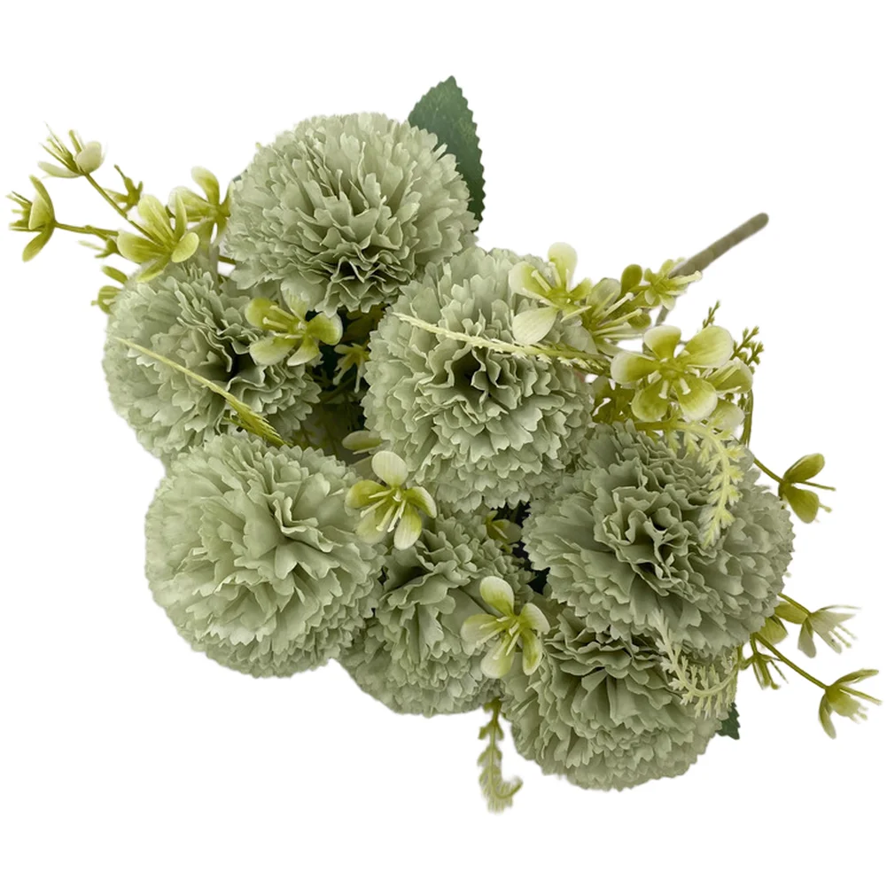 7-Bloom Carnation Arrangement for Wedding Ceremony Decor for bookshelf Accent Apartment Decor and Elegant Space Enhancement