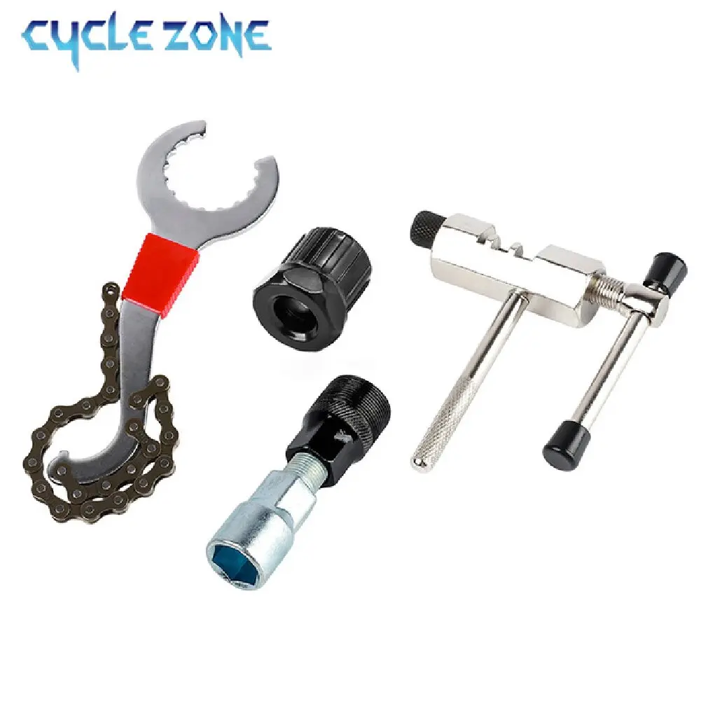 Bicycle Repair Tool Accessories Chain Breaker Flywheel Remover Cutter Crank Puller Cycling Wrench MTB Road Bike Maintenance Tool