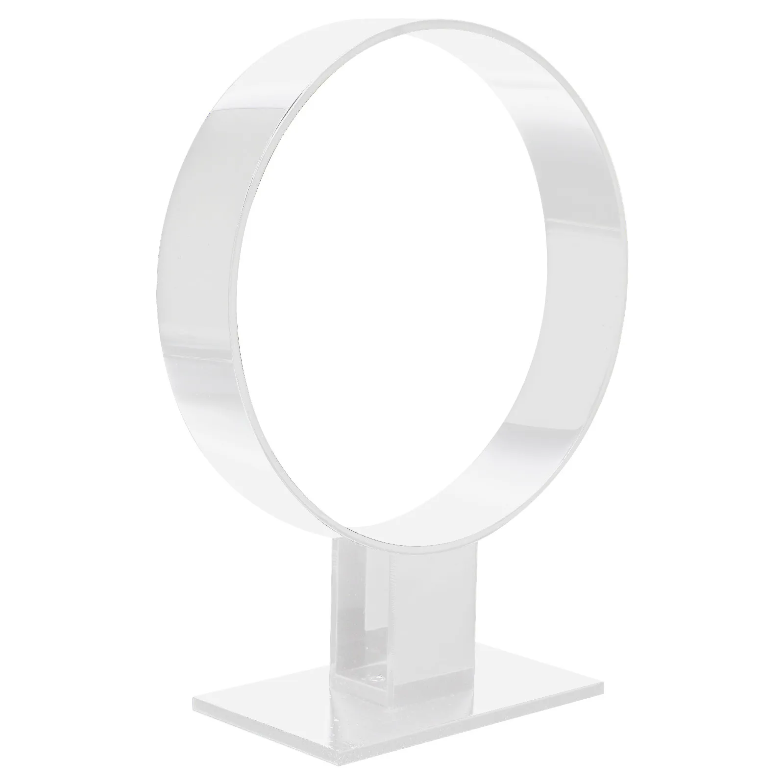 

Round Acrylic Headband Stand Holder for Women Hair Accessories Organizer Display Rack Perfect Gift for Valentine's Day